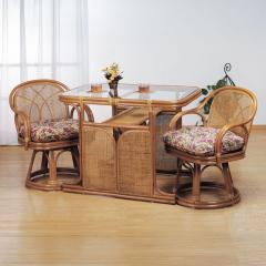 �V�R�� �_�C�j���O3�_�Z�b�g ���^�� �K���X�e�[�u�� �`�F�A �֎q 2�r �A�W�A���Ƌ� ���]�[�g �q��