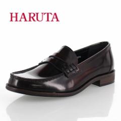 ハルタ レディース レザーカジュアルコインローファー HARUTA 230 ブラウン 靴 婦人靴 本革 2E 日本製 茶色 こげ茶