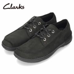 Clarks クラークス メンズ カジュアル シューズ Nature Ramble ネイチャーランブル 432J ブラック ヌバック 黒 本革 