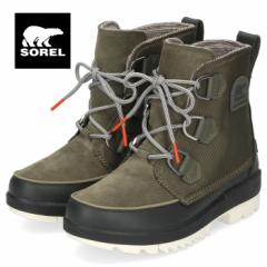 ソレル SOREL ブーツ レディース NL4468 ティボリIV WP カーキ 防水 防滑 防寒 本革 靴 シューズ スノーブーツ