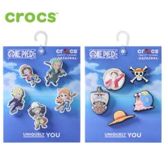 �N���b�N�X �W�r�b�c �����s�[�X 5�p�b�N crocs JIBBITZ ONE PIECE ���t�B �����̈ꖡ ���� �`���[�� �A�N�Z�T���[ �J�X�^�}�C�Y 10018