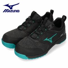 MIZUNO ミズノ 靴 90391 安全靴 オールマイティES31L F1GA1903 ワーキング 耐滑 ゴム紐 3E 黒 ブラック メンズ JSAA