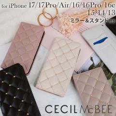 iphone17 17pro iphone air �P�[�X �蒠�^ CECILMcBEE �Z�V���}�N�r�[ �L���e�B���O �蒠  iphone16 16pro iphone15 14 13 �P�[�X �X�}�z