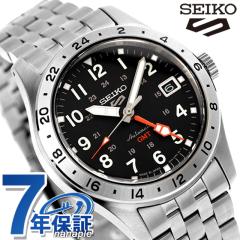 �Z�C�R�[5 �X�|�[�c �t�B�[���h GMT �X�|�[�c �X�^�C�� �������� �r���v �����Y Seiko 5 Sports Field Series SBSC011 �A�i���O �u���b�N