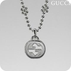 GUCCI グッチ ネックレス　インターロッキング　ダブルＧ　SILVER925 美品⭐️GUCCI ネックレス インターロッキング シルバー