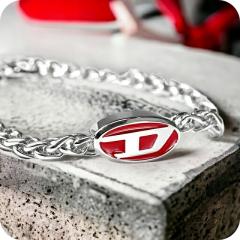 �f�B�[�[�� �u���X���b�g �����Y ���f�B�[�X DIESEL �X�e�����X�X�`�[�� DX1445040 �V���o�[ ���b�h �A�N�Z�T���[ �r�� �W���G���[ �u��