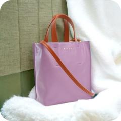 �}���j �g�[�g�o�b�O ���f�B�[�X MARNI ���U�[ �C�^���A SHMP0040Q0 �p�[�v���n �u���[�n �o�b�O