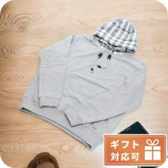 �o�[�o���[ �p�[�J�[ �����Y BURBERRY �R�b�g��100�� �|���g�K�� 8057010 PALE GREY MELANGE �O���[�n �t�@�b�V���� �I�ׂ郂�f��