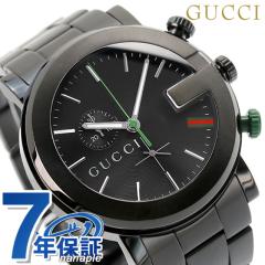 �O�b�` ���v �����Y GUCCI �r���v G-CHRONO G-�N���m �I�[���u���b�N YA101331