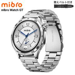 �~�u�� Watch GT �V���o�[ �[�d���N�H�[�c �X�}�[�g�E�H�b�` �u�����h �����Y Bluetooth �ւ��x���g mibro SP380017-C24 �f�W�^�� �V���o