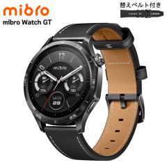 �~�u�� Watch GT �_�[�N�^�[�j�b�V�� �[�d���N�H�[�c �X�}�[�g�E�H�b�` �u�����h �����Y Bluetooth �ւ��x���g mibro SP380017-C240 �f�W