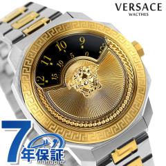 �y�V���b�p�[�t�z���F���T�[�` �_�C���X �N�I�[�c �r���v �u�����h �����Y ���f�B�[�X VERSACE VEQU01423 �A�i���O �u���b�N �S�[���h ��