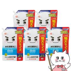 [5�Z�b�g]���b�N ����[����������]�l�� 1000ml�~5�� S00557[���t�B�� �l�ߑւ�][�A���J���d��100% ���|�� �N���[�i�[ LEC][��������]