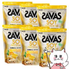 [6�Z�b�g]���� �U�o�XSAVAS �\�C�v���e�C��100 �o�i�i�� 700g�~6��[���� meiji �{�f�B���C�N �哤(�\�C�v���e�C�� SOY PROTEIN)][����