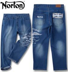 大きいサイズ Norton ノートン デニムパンツ サンドネイビー 100cm 