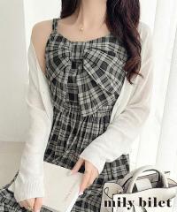 �N���V�J���G���t�ĐV��  mily bilet �����s�[�X ���f�B�[�X �r�b�O���{�� �`�F�b�N�� �e�B�A�[�h �����s �����O�� �E�G�X�g �S�� �h���X