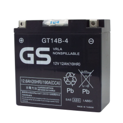 ��pGS GT14B-4 �o�C�N�o�b�e���[ �[�d�ρy�݊� YT14B-BS YT14B-4 FT14B-4�z���g�p�\