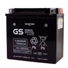 ��pGS GTX14-BS �o�C�N�o�b�e���[ �[�d�ρy�݊� YTX14-BS FTX14-BS DTX14-BS�z���g�p�\