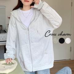 �y���������z�p�[�J�[ ���f�B�[�X �{�����[���X���[�u �g���[�i�[ �؍��t�@�b�V���� �傫���T�C�Y �g�b�v�X �r�b�O�p�[�J�[ �t �V��