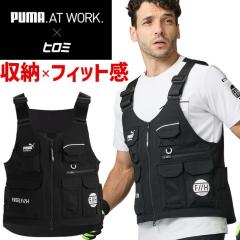 �y���ʌ���2025�N�H�~�z��ƃE�F�A PUMA�~�q���~ �R���{ �v�[�} ���[�N�x�X�g PW-3012G  ( PUMA WORKWEAR ) �I�[���V�[�Y�� �����Y �X�g