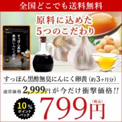 【5周年★超目玉】すっぽん黒酢にんにく卵黄 約3ヵ月分 無臭にんにく 送料無料 サプリメント 健康食品