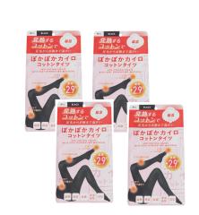 �ۂ��ۂ��J�C���R�b�g���^�C�c�i�ȍ��jBLACK�iM-L) �~4�y4�Z�b�g�z�������� �^�C�c ���� �₦ ��������