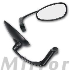 デイトナ パラレルミラー ヘキサゴン 左用 ブラストブラック WO店の