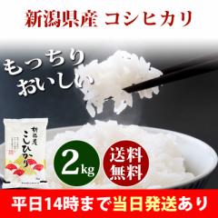 米 2kg 新潟県産 コシヒカリ 令和6年産 一等米 お米 2kg 送料無料 北海道・沖縄は追加送料 即日発送 2キロ