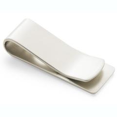 ウッドクロスマステンレスマネークリップ 十字架 木目調 サージカル