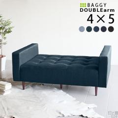 �x���`�\�t�@�[ �w������Ȃ� ���֎q �x���` �ҍ� �\�t�@ �\�t�@�[ 2�l�|�� ��l�|�� �f�j�� �u���[ Baggy DA 4�~5 �f�j�� ��