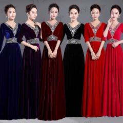 カラードレス パーティドレス ロングドレス ワンピ チュールスカート