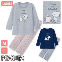 �X�k�[�s�[ �p�W���} ���f�B�[�X �L���g PEANUTS ���� �H �~ �Z�b�g�A�b�v �O���[ �l�C�r�[ M-L 480053