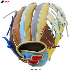 SSK（エスエスケイ）限定 軟式用グラブ カラフルシリーズ 内野手用 345
