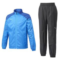 PUMA セットアップ トリコット ウインド 上下セット ウーブン ジャージ M Eブルー/Lのみ】PUMA（プーマ）TEAMCUP 裏トリコット ウーブン