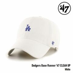 Lbv tH[eBZu 47 Dodgers CLEAN UP Base Runner White  MLB CAP T[X hW[X N[ibv x[Xi[ 