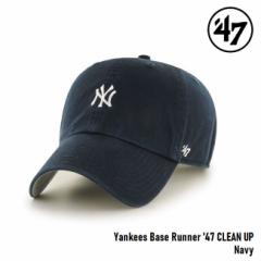 Lbv tH[eBZu 47 Yankees CLEAN UP Base Runner Navy MLB CAP j[[N L[X N[ibv x[Xi[ ~