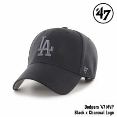 47 Lbv  47 Brand tH[eBZu MVP Dodgers Black x Charcoal Logo MLB CAP LA T[XEhW[X ubN 