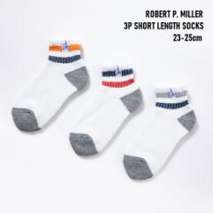 C Robert P. Miller 3P Short length socks 23-25cm (345C) o[gs[~[ fB[X \bNX RZbg V[g\bNX X