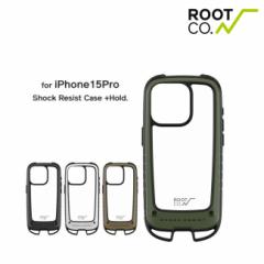 iPhone15Pro pP[X ROOT CO. [g R[ GRAVITY  Shock Resist Case +Hold. iPhoneP[X