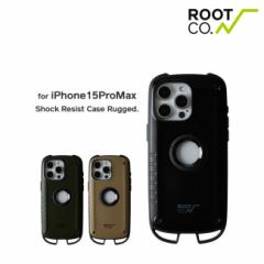 iPhone15ProMax pP[X ROOT CO. [g R[ GRAVITY Shock Resist Case Rugged. iPhoneP[X