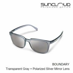 TOX TNEh SUNCLOUD BOUNDARY / TRANSPARENT GREY / SILVER MIRROR ΌY  AEghA t@bV X|[c