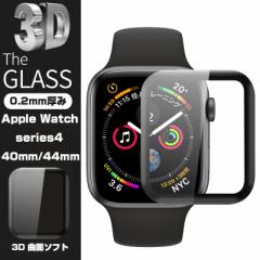 Apple Watch Series 4/5/6/SE1/SE2 3D KXیtB \tgt[ t[Jo[  Ȗʍ_KXtB 40/44mm