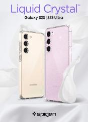 Galaxy S23 �P�[�X �ϏՌ� Galaxy S23 Ultra �P�[�X TPU ���L�b�h�E�N���X�^�� �V���s�Q�� �N���A �J�����ی� Qi�[�d SC-51D SCG19 �J��