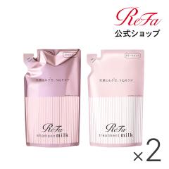 ���˂�΍�y�l�ߑւ��Z�b�g�z ���t�@ �~���N�v���e�C�� �V�����v�[ �s���N 430ml �� �g���[�g�����g �s���N 430g 2�Z�b�g ReFa �x���[