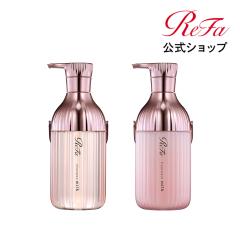 うねり対策【シャントリ セット】リファミルクプロテイン シャンプー ピンク & トリートメント ピンク セット ReFa ベリー