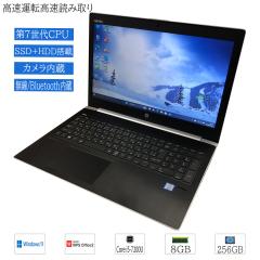 ���Ãm�[�g�p�\�R�� Windows11 15.6�^ HP ProBook 450 G5 Intel Core i5-7200U ������8GB SSD256GB+HDD500GB ���� �J���� WPS2