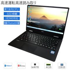 �y�����^�ѕ֗���PC�z���Ãm�[�g�p�\�R�� Windows 11 12.5�^ NEC VH-1 Intel Core m3-7Y30 ������4GB SSD128GB FullHD ���� Bluetooth WP