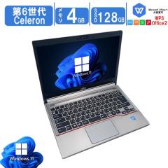 �݌ɏ��� Office���� �x�m�� LIFEBOOK E736 ���Ãm�[�g�p�\�R�� Windows 11 13.3�^ ���Ãp�\�R�� Intel  Celeron 6���� ������4GB SSD128