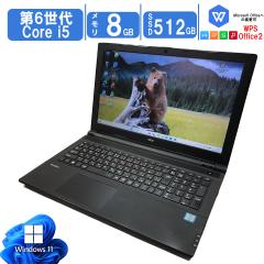 ���Ãm�[�g�p�\�R�� Windows11 Office���� �y�� 15.6�^  NEC V�V���[�Y ��6����CPU Core i5-6200 �����\ ������8GB SSD512GB 15.6�C���`