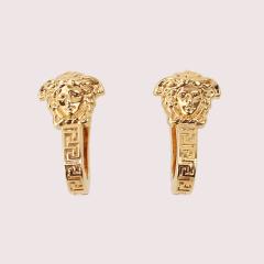 Versace 両耳ピアス 楽天市場】ヴェルサーチ ピアス ゴールド シルバー メデューサ